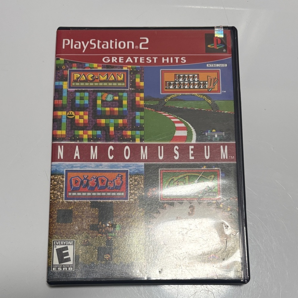 Sony PlayStation 2 Namco Museum - Red and Black